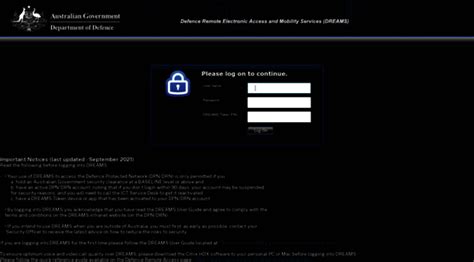 dream555 login|dreams10.defence.gov.au.